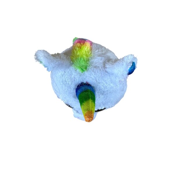Ty Beanie Boos Medium Pixy White Rainbow Unicorn Stuffed Animal Plush 9" - Picture 5 of 9